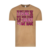 Vintage Camel breast cancer we don't know how strong we are Vintage Tee - MaliasSmallBusiness