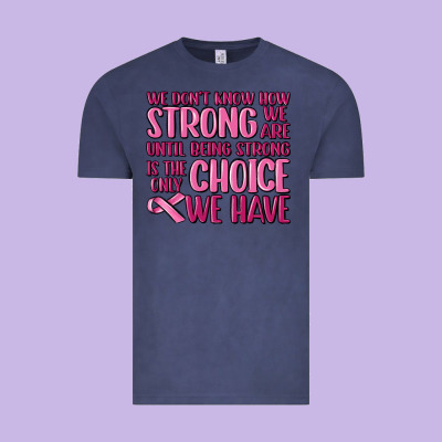 Breast Cancer We Don't Know How Strong We Are Vintage Tee Designed By Maliassmallbusiness