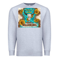 Heather Grey should have come with a warning Premium Sweatshirt - TumblerDesignByShophia