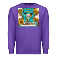Purple should have come with a warning Premium Sweatshirt - TumblerDesignByShophia