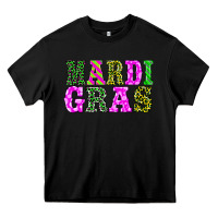 Black mardi gras Heavy Core Tee - BarkalooDesign