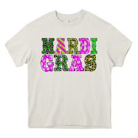 Cream mardi gras Heavy Core Tee - BarkalooDesign