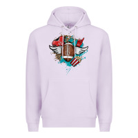 Football Ball Leopard Glitter Premium Hoodie | Teevron