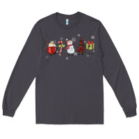 Smoke Cartoon Christmas Characters Long Sleeve Tee - MaliasSmallBusiness