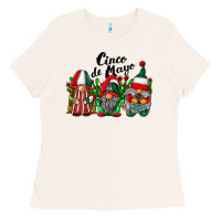 Cinco De Mayo Mexican Flag Gnomes Ladies Tee | Teevron