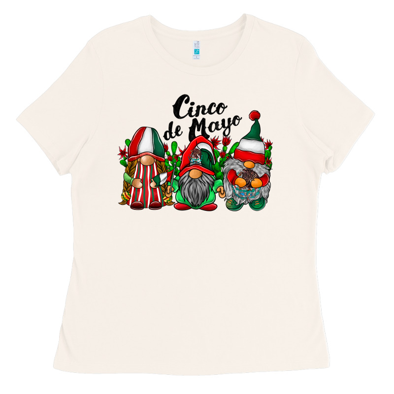 Cinco De Mayo Mexican Flag Gnomes Ladies Tee by RacoonDesign | Teevron