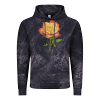 Cloud Black rainbow's end rose Vintage Hoodie - LillyAllenDesigns