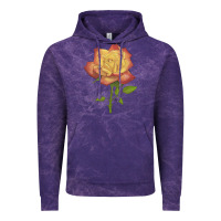 Cloud Purple rainbow's end rose Vintage Hoodie - LillyAllenDesigns