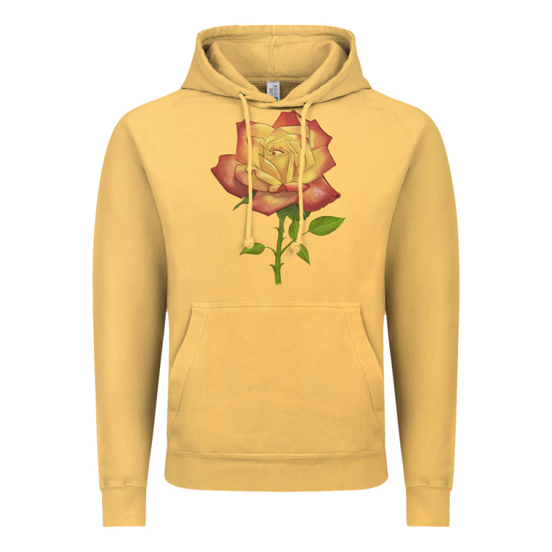 Rainbow's End Rose Vintage Hoodie by LillyAllenDesigns | Teevron
