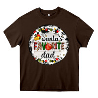 Chocolate Brown christmas  santas favourite Heavy Core Tee - AdoDesignShop