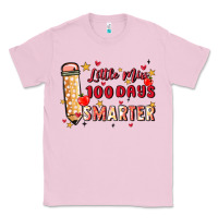 Bubblegum Pink little miss 100 days smarter Classic Tee - MaliasSmallBusiness