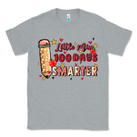 Heather Grey little miss 100 days smarter Classic Tee - MaliasSmallBusiness