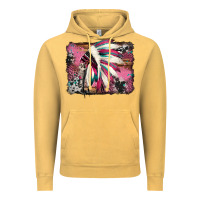 Vintage Mustard indian headdress valentine's day Vintage Hoodie - Jasminsmagicworld
