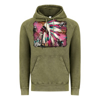 Vintage Olive indian headdress valentine's day Vintage Hoodie - Jasminsmagicworld