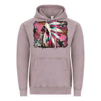 Vintage Zinc indian headdress valentine's day Vintage Hoodie - Jasminsmagicworld