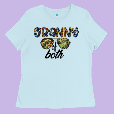 Granny Of Both Ladies Tee Designed By Cowhidedigitalart