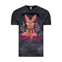 Cloud Black cottontail bunny club Vintage Tee - MaliasSmallBusiness