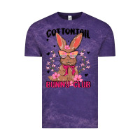 Cloud Purple cottontail bunny club Vintage Tee - MaliasSmallBusiness