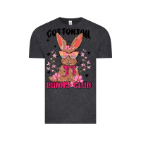 Vintage Black cottontail bunny club Vintage Tee - MaliasSmallBusiness