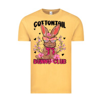 Vintage Mustard cottontail bunny club Vintage Tee - MaliasSmallBusiness