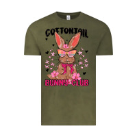 Vintage Olive cottontail bunny club Vintage Tee - MaliasSmallBusiness
