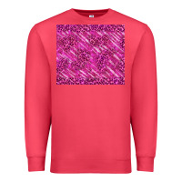 Cardinal pink glitter with leopard pattern Premium Sweatshirt - TumblerDesignByShophia