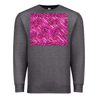 Charcoal Heather pink glitter with leopard pattern Premium Sweatshirt - TumblerDesignByShophia