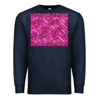 Navy pink glitter with leopard pattern Premium Sweatshirt - TumblerDesignByShophia