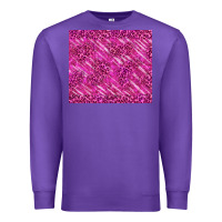 Purple pink glitter with leopard pattern Premium Sweatshirt - TumblerDesignByShophia