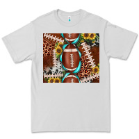 Dove Grey football leopard gemstone sunflower tumbler3 Premium Tee - JahusDesignShop