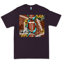 Plum football leopard gemstone sunflower tumbler3 Premium Tee - JahusDesignShop