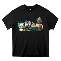 Black hunter green hockey coffee cups Heavy Core Tee - AdoDesignShop