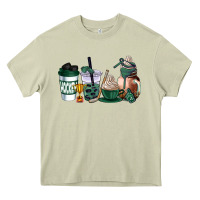 Mossy hunter green hockey coffee cups Heavy Core Tee - AdoDesignShop