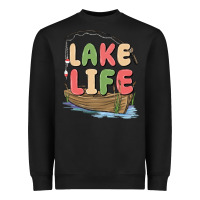 Black lake life Heavyweight Sweatshirt - MaliasSmallBusiness