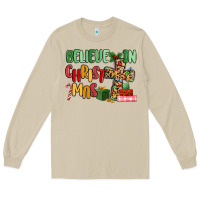 Mushroom believe in christmas Long Sleeve Tee - MaliasSmallBusiness