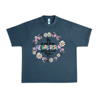 Midnight Navy he has risen Urban Heavy Tee - MaliasSmallBusiness
