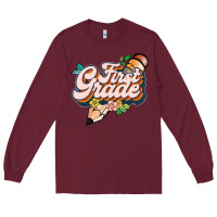 Burgundy first grade Long Sleeve Tee - JahusDesignShop