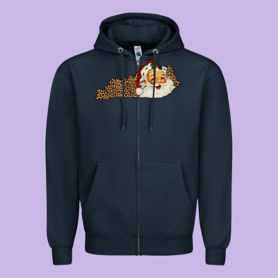 Kentucky Santa Zipper Hoodie Designed By Bettercallsaul