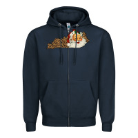 Navy Kentucky Santa Zipper Hoodie - Bettercallsaul