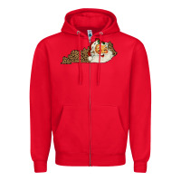 Red Kentucky Santa Zipper Hoodie - Bettercallsaul