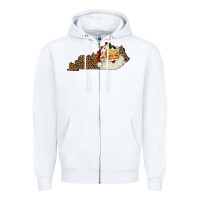 White Kentucky Santa Zipper Hoodie - Bettercallsaul