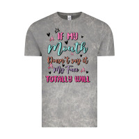 Cloud Rock if my mouth doesn't say it my face totally will Vintage Tee - MaliasSmallBusiness
