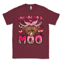 Burgundy you had me at moo Classic Tee - MaliasSmallBusiness