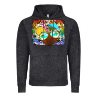 Vintage Black coconut drink with sunglasses Vintage Hoodie - Jasminsmagicworld