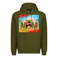 Army Green summer mom Premium Hoodie - TumblerDesignByShophia