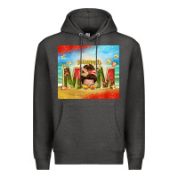 Charcoal Heather summer mom Premium Hoodie - TumblerDesignByShophia