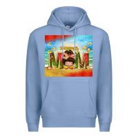 Colony Blue summer mom Premium Hoodie - TumblerDesignByShophia