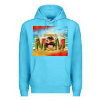 Ocean Blue summer mom Premium Hoodie - TumblerDesignByShophia