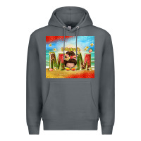 Rock summer mom Premium Hoodie - TumblerDesignByShophia