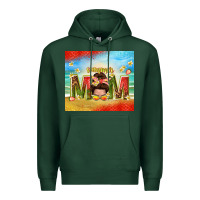 Sports Green summer mom Premium Hoodie - TumblerDesignByShophia